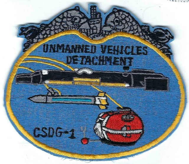 Unmanned Vehicles Detachment CSDG-1 Vintage Collection 4x4.5 in FE c8132