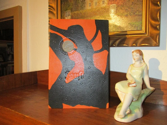 GOETHE FAUST Leder HANDEINBAND-ENTWURF Designer Binding BUCHBINDER Unikat!