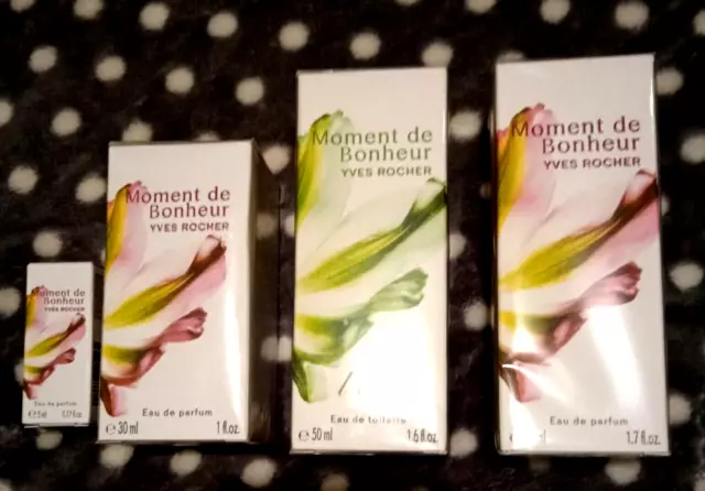 Lot De 2 Parfums Et 1 Eau De Toilette Moments De Bonheur Yves Rocher +miniature