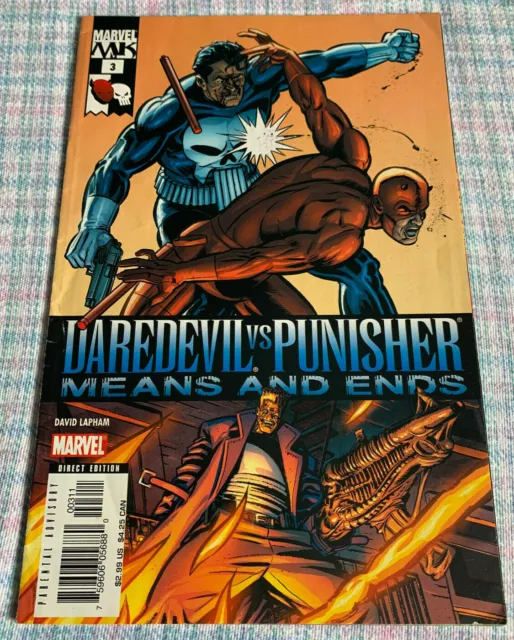 Daredevil Vs Punisher Means And Ends #3 (Marvel Comics, October 2005) VF+