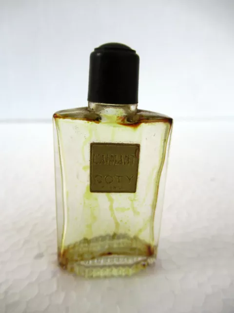 Vintage L'Aimant Coty Paris France Perfume Glass Bottle With Original Label *20