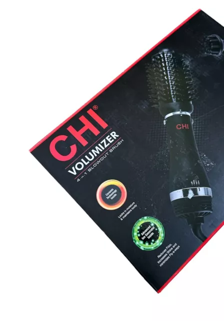 CHI Volumizer 4 in 1 Blowout Brush Ceramic - Black