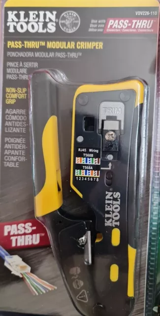 *BRAND NEW* - Klein Tools Ratcheting Cable Crimper and Stripper - VDV226-110