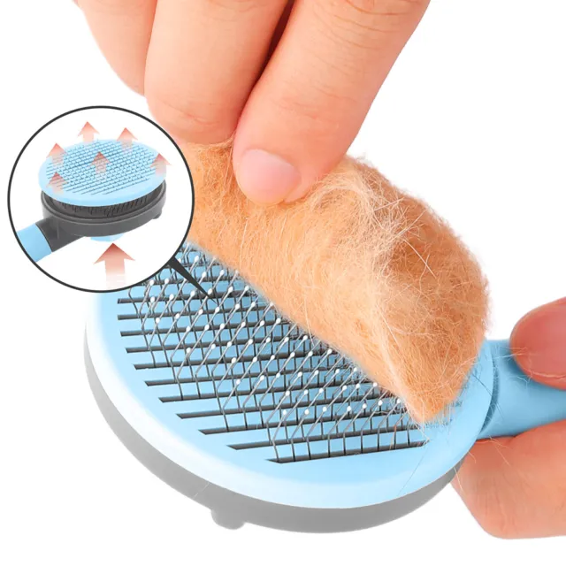 Professional Pet Dog Grooming Tool 2 in 1 Sided Undercoat Shedding Comb Brush 5