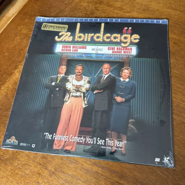 The Birdcage Laserdisc Sealed New Robin Williams