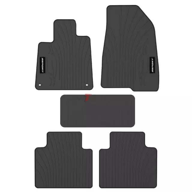 Fit 18-22 Honda Accord Black Latex Floor Mats Front Rear Non-Slip Carpet & SPORT