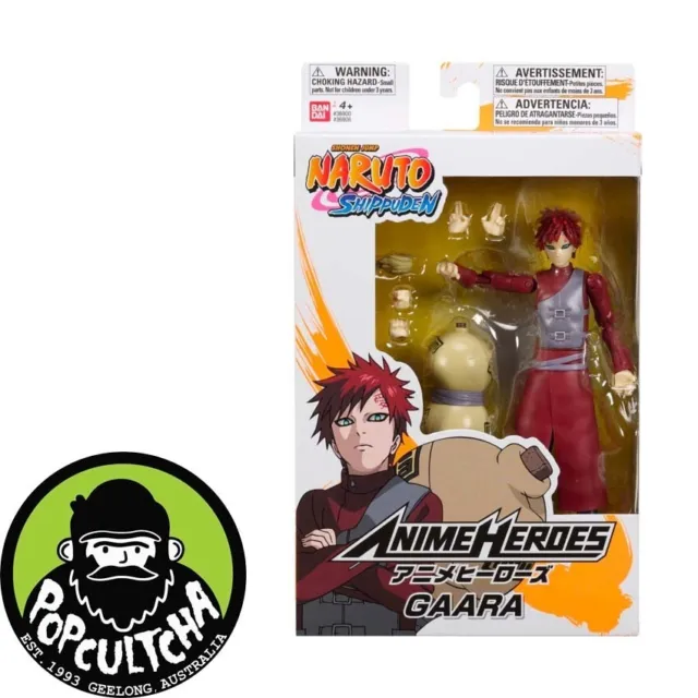 Naruto: Shippuden - Gaara Anime Heroes 6” Action Figure "New"