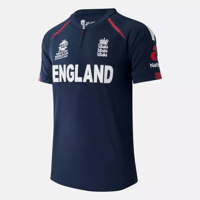 New Balance 2020 T20 England Cricket Junior World Cup Shirt  - ALL SIZES RRP £60