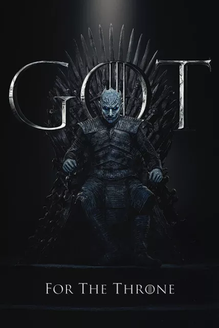 Game Of Thrones Night King For The Throne Maxi Poster 91.5 X 61Cm 100% Official