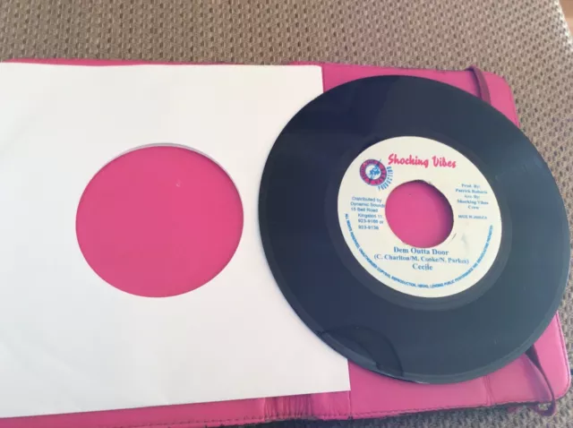 Cecile - Dem Outta Door - Jamaican Press 7" Vinyl 45rpm - Reggae