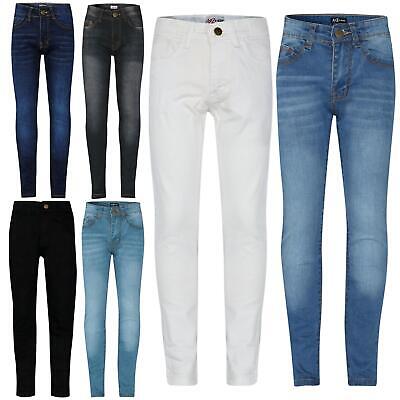 Kids Girls Skinny Jeans Designer Denim Stretchy Pants Fit Trouser New Age 5-13Yr