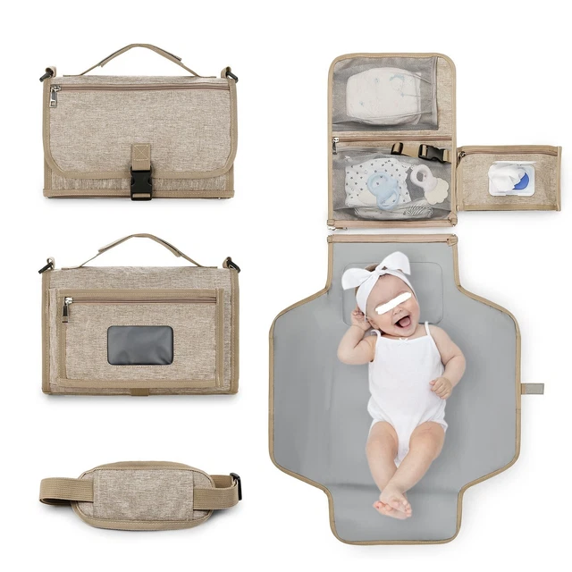Baby changing mat portable waterproof for newborn changing pad, diaper diapers