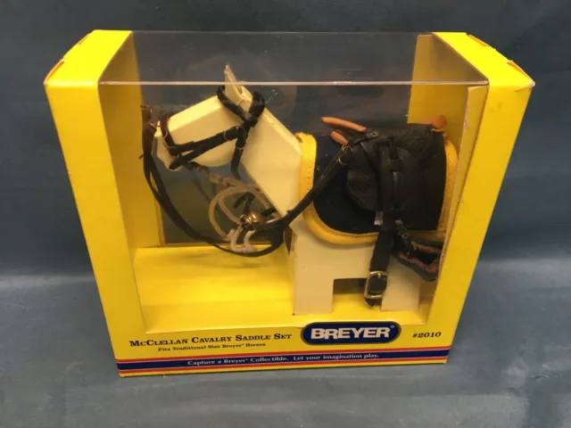 Vintage Breyer #2010 Accessories McClellan Cavalry Saddle Set