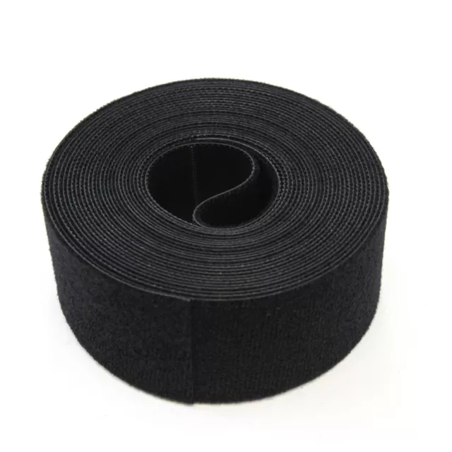 15FT REUSABLE 1.5 Inch Roll Hook & Loop Cable Fastening Tape Cord Wraps Straps