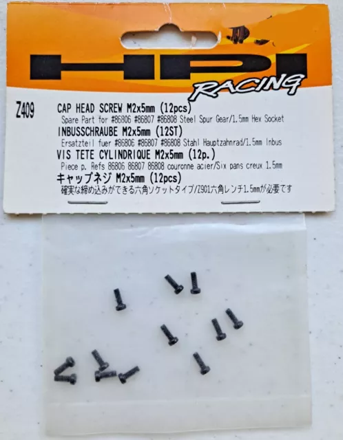 HPI Racing Cap Head Screw M2 x 5 mm (12 pcs) #Z409