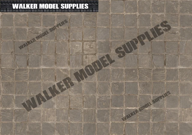 1:18 scale (3xA4) Garage wall - Peel and Apply sticker model car 84