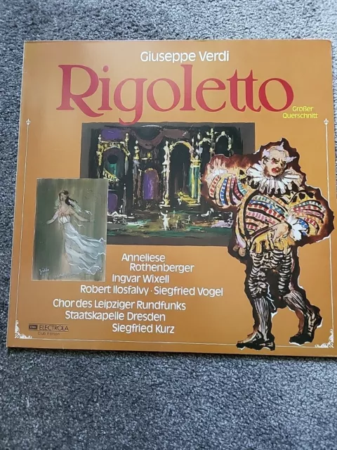 Rigoletto LP, Giuseppe Verdi, großer Querschnitt, 1972