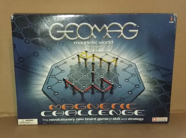 GEOMAG Magnetic World . Challenge . Gioco in Scatola Made in Suisse . Completo