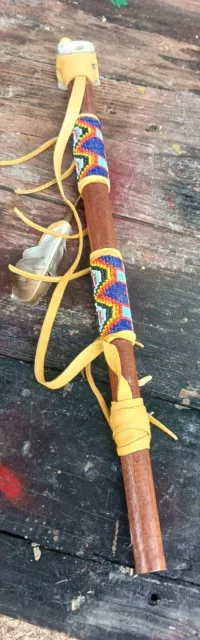 **AWESOME  NATIVE AMERICAN  HAND MADE PIPE SOUVENIR TOY 1950s NICE!**