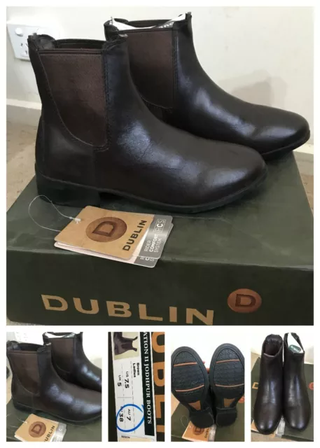 New Dublin Elevation ll jodhpur boots in brown, ladies sz us 7.5 / au 7 see desc