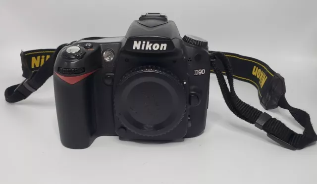 Nikon D D90 12.3MP Digital SLR Camera - Black (Body Only)