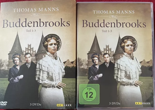 BUDDENBROOKS Teil 1-3 DVD 3 disc set Thomas Manns Arthaus Dutch REGION 2