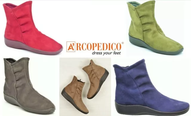 Arcopedico Shoes Portugal L19 comfort Lytech ankle boots Galileu Suede colours