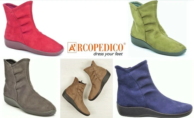 Arcopedico Shoes Portugal L19 comfort Lytech ankle boots Galileu Suede colours