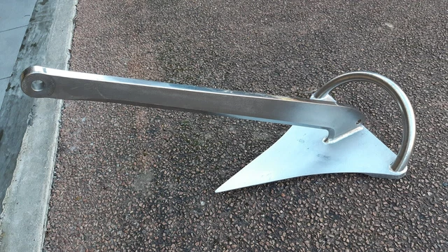 ancre WASI inox 25kg / WASI stainless steel 316i anchor 55lb