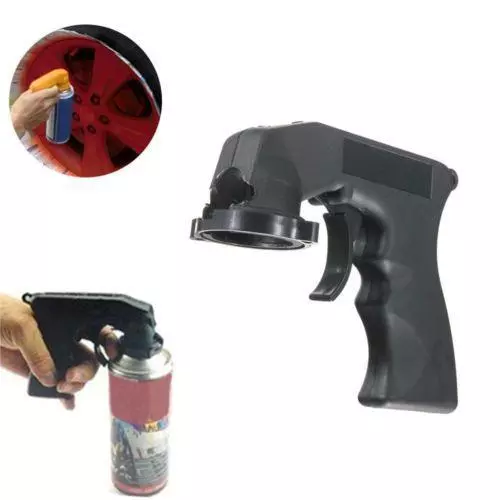 Vehicle Car Aerosol Spray Handle Paint Applicator Tin Can Trigger Gun Lock GA