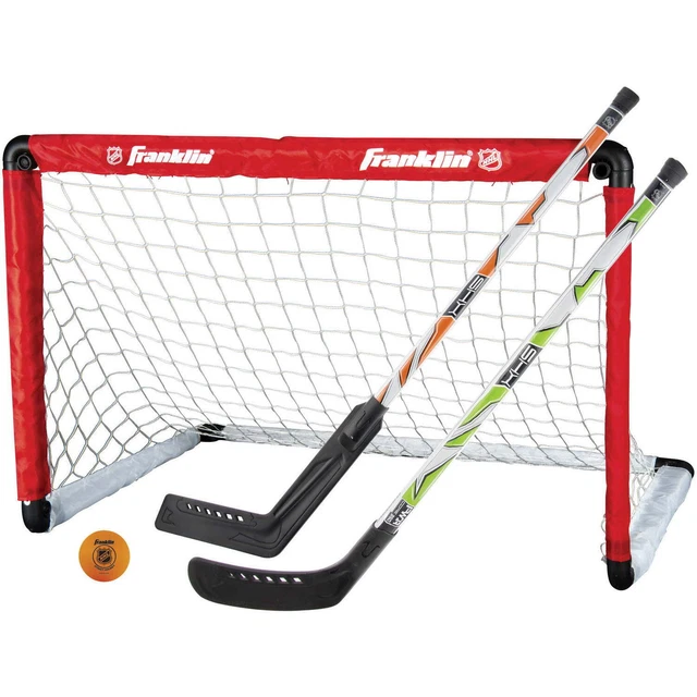Teenage Hockey Set,NHL Kids Mini Hockey Goal + Sticks Set -36"