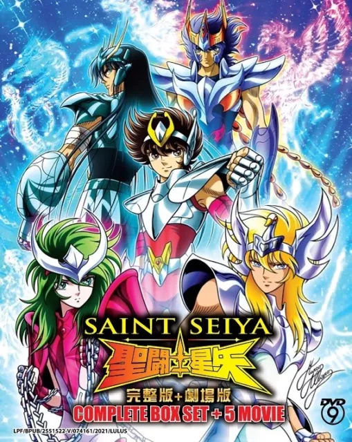 Saint Seiya Complete Box Set + 5 Movie Dvd + Extra Gift