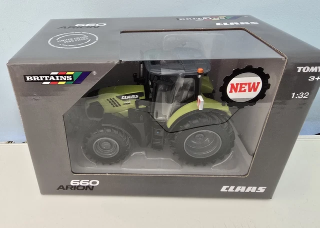 Tracteur claas arion 640 noir avec chargeur 1/87 - wiking 036312