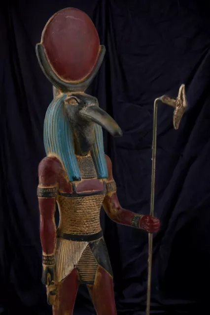 Egyptian Statue of Thoth Ancient Egyptian God Of Wisdom and Knowledge Antique