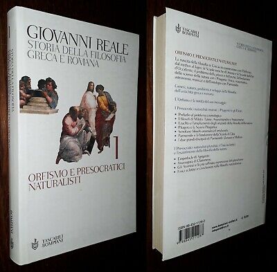 Storia della filosofia greca e romana 1, Giovanni Reale, Tascabili Bompiani 2004