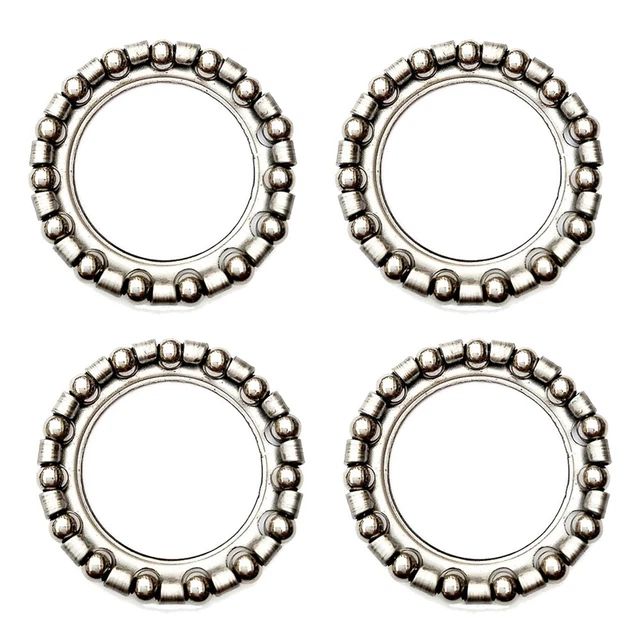 Cuscinetti A Sfera 3x10x4 Mm Acciaio Inox - Confezione Da 10 Pezzi Per Skate, Modellismo, Meccanica