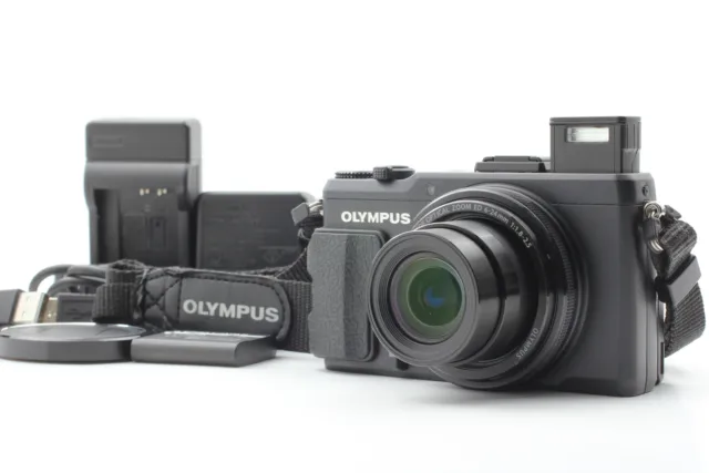 [Near MINT]  Olympus Stylus XZ-2 12.0MP Compact Digital Camera Black From JAPAN