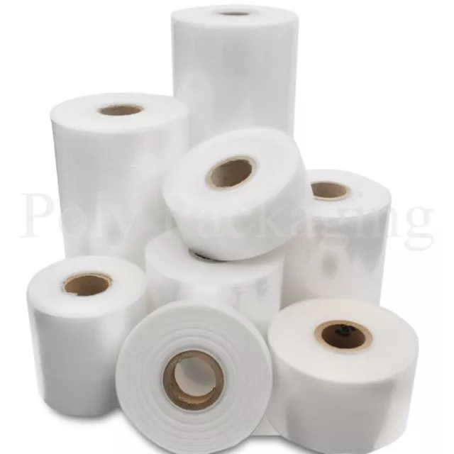 LAYFLAT TUBING 10" Wide(250 Gauge)Clear Polythene Rolls(254mmx335m) Any Qty