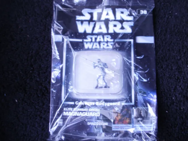 Star Wars The Official Figurine Collection No 38 MAGNAGUARD  SEALED BAG MINT