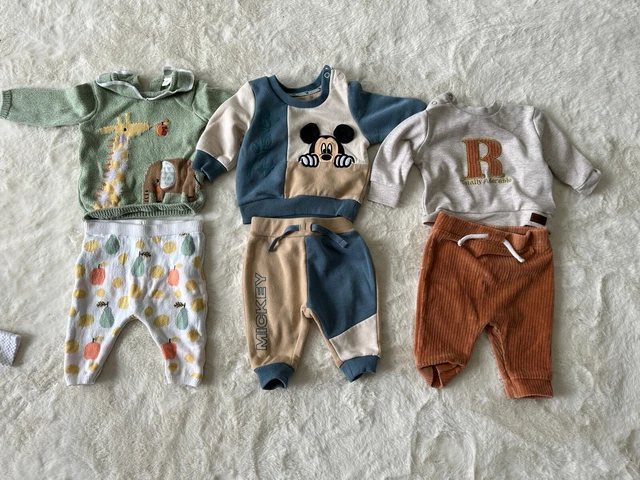 Baby Boy 0-3 month tracksuit next, river island, disney Jumper And Trouser Set