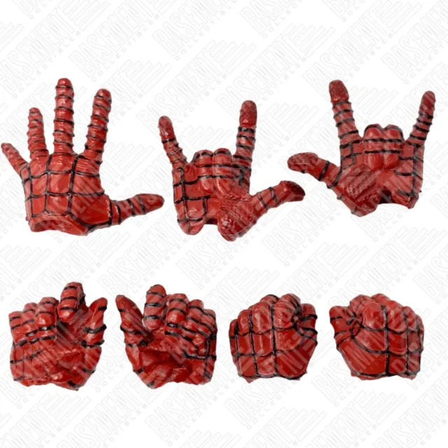 Mezco One:12 Classic Spider-Man - Seven Interchangeable Hands Set 1:12 Scale