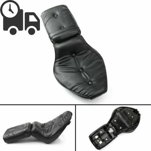 Sedile conducente e passeggero in pelle 2-up per 1988-1998 Honda Shadow VLX 600/VT600 B1