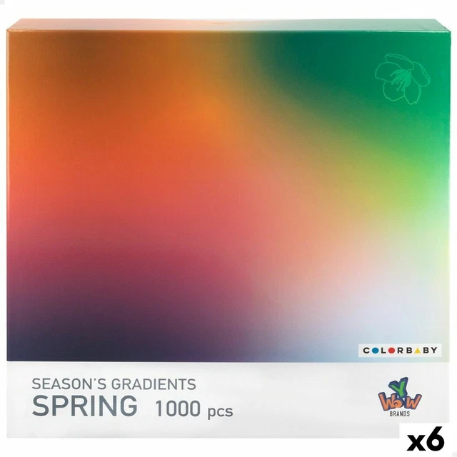 PUZZLE COLORBABY SEASON'S Gradients Spring 68 x 50 cm [6 Unités] EUR 25 ...