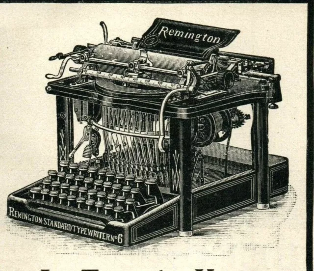 1903 Remington TYPEWRITER Office Writing Machine ORIGINAL Advertisement 5795