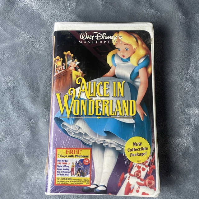 WALT DISNEY ALICE In Wonderland VHS; New, Sealed; Collectible Package £ ...