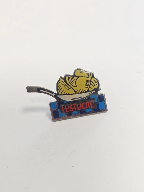 Pin's ancien rétro Leclerc, badge publicitaire vintage, collection années 80-90 - Collection