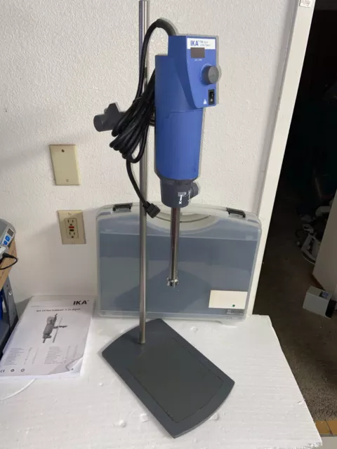 NEW IKA T25 Digital Homogenizer w/ S25N-25F Dispersing Element /Tool and Stand