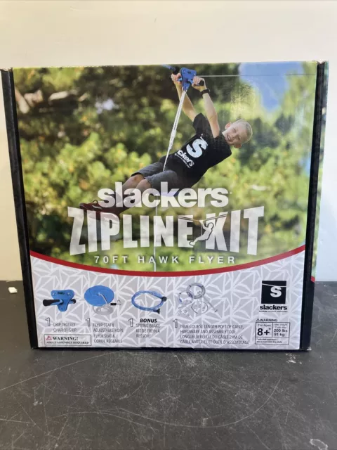 Slackers Hawk Series Zipline w/ Spring Brake kit  70”