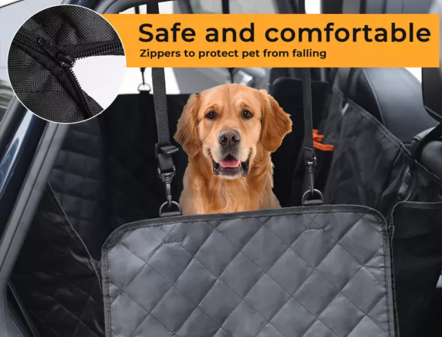 NEW Premium Waterproof Pet Dog Back Car Seat Cover Hammock NonSlip Protector 3