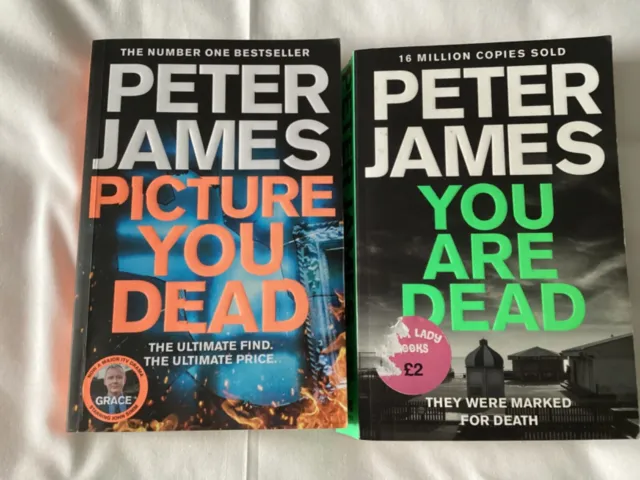 bundle of Peter James ‘Grace’ books